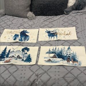 Winter Wonderland Throw Pillow Set nwot